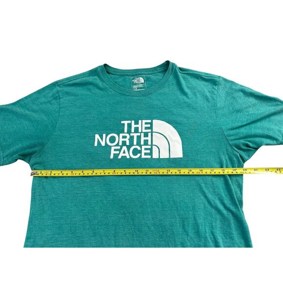 North Face TNF Teal S/S Mens Large Slim Fit Shirt - Picture 4 of 5